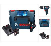 Bosch GSB 12V-35 Professional Perceuse-visseuse à percussion sans fil 12 V 35 Nm Brushless + 2x batterie 3,0 Ah + chargeur + L-Boxx