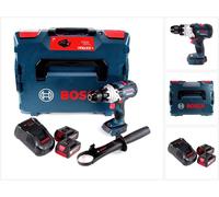 Bosch GSB 18V-110 C Perceuse-visseuse à percussion sans fil Professional 18V 110 Nm + 2x batterie 5,0 Ah + chargeur + L-Boxx