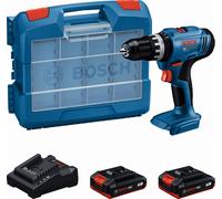 BOSCH GSB 18V-25 PROFESSIONAL Perceuses-visseuses a percussion,2x 2,0Ah,Coffret 06019K9304