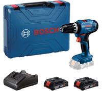 Bosch Professional Perceuse à percussion sans fil GSB 18V-25 18V, 2x 2,0 Ah Li‑Ion + chargeur