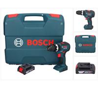 Bosch GSB 18V-55 Professional Perceuse-visseuse à percussion sans fil 18 V 55 Nm Brushless + 1x batterie 2,0 Ah + coffret - sans chargeur