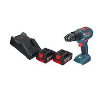 Bosch GSB 18V-55 Professional Perceuse-visseuse à percussion sans fil 18 V 55 Nm Brushless + 2x batterie 5,0 Ah + chargeur