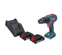 Bosch GSB 18V-55 Professional Perceuse-visseuse à percussion sans fil 18 V 55 Nm Brushless + 2x batterie 2,0 Ah + chargeur