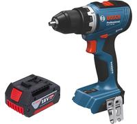 Bosch GSB 18V-65 Professional Perceuse-visseuse à percussion sans fil 18 V 65 Nm Brushless + 1x batterie 4,0 Ah - sans chargeur