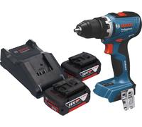Bosch GSB 18V-65 Professional Perceuse-visseuse à percussion sans fil 18 V 65 Nm Brushless + 2x batterie 5,0 Ah + chargeur