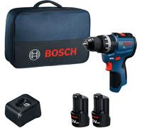 BOSCH GSB12V-31 PROFESSIONAL Perceuse-visseuse a percussion, 2x 12V/2,0Ah, sac 06019S6102
