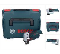 Bosch GSC 12V-13 Cisaille à tôle sans fil 12V + Coffret de transport L-BOXX ( 060192610A ) - sans Batterie, sans Chargeur