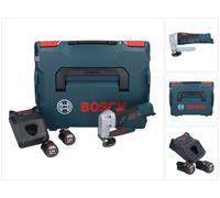 Bosch GSC 12V-13 Professional Cisaille à tôle sans fil 12V + 2x Batteries 3,0Ah + Chargeur + Coffret