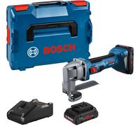 Bosch - Cisaille à métaux sans fil 18V, 2x 4.0 Ah ProCORE, chargeur 0601926301