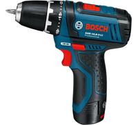 Bosch GSR 10,8-2-LI Professional, Lithium-Ion (Li-Ion), 10.8 V, 2.0 Ah, 169 mm, 178 mm, 950 g