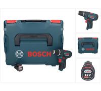 Bosch GSR 12V-15 Professional Perceuse-visseuse sans fil avec boîtier L-Boxx + 1x Batterie GBA 3,0 Ah - sans Chargeur
