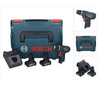 Bosch GSR 12V-15 Professional Perceuse-visseuse sans fil avec boîtier L-Boxx + 2x Batteries GBA 6,0 Ah + Chargeur GAL 1230