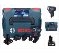 Bosch GSR 12V-35 FC Professional Perceuse-visseuse sans fil 12 V 35 Nm Brushless + 1x batterie 6,0 Ah + L-Boxx - sans chargeur