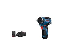 Bosch GSR 12V-35 HX Professional : Tournevis électrique 12V Li-Ion 1750 tr/min, moteur Brushless, couple 35Nm, perçage acier 10mm, bois 32mm, 2 batteries 3Ah