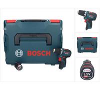 Bosch GSR 12V-35 Professional Perceuse-visseuse sans fil 12 V 35 Nm Brushless + 1x batterie 2,0 Ah + L-Boxx - sans chargeur