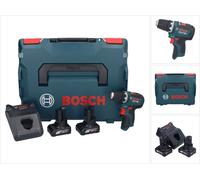 Bosch GSR 12V-35 Professional Perceuse-visseuse sans fil 12 V 35 Nm Brushless + 2x batterie 6,0 Ah + chargeur + L-Boxx