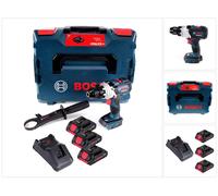 Bosch GSR 18V-110 C Perceuse-visseuse sans fil 18V 110Nm Brushless ( 0615990L4S ) + 3x Batteries ProCore 4,0Ah + Chargeur + Coffret L-Boxx
