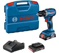 Bosch GSR 18V-45 - Perceuse-visseuse sans fil (avec 2x batterie 2,0 Ah + chargeur, coffret de transport)