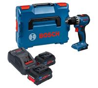 Bosch GSR 18V-52 Professional : perceuse-visseuse sans fil 18 V, 70 Nm, moteur sans balais + 2 batteries ProCORE 5,5 Ah + chargeur + coffret L-Boxx