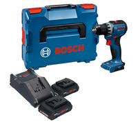 Bosch GSR 18V-52 Professional : perceuse-visseuse sans fil 18 V, 70 Nm, moteur sans balais + 2 batteries ProCORE 4,0 Ah + chargeur + coffret L-Boxx