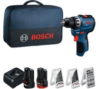 BOSCH GSR12V-31 PROFESSIONAL Perceuse-visseuse, 12V/2,0Ah+3,0Ah, sac 06019S6005