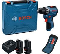 BOSCH GSR12V-31 PROFESSIONAL Perceuse-visseuse, 2x 12V/2,0Ah, coffret 06019S6003