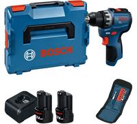 BOSCH GSR12V-31 PROFESSIONAL Perceuse-visseuse, 2x 12V/2,0Ah, L-BOXX 06019S6013