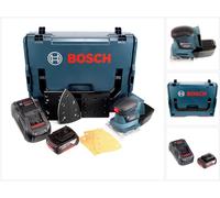 Bosch GSS 18V-10 Ponceuse vibrante sans fil 18V + 1x batterie 5,0Ah + chargeur + L-Boxx