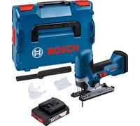 Bosch GST 18V-125 S Professional Scie sauteuse sans fil 18 V 125 mm Brushless + 1x batterie 2,0 Ah + L-Boxx - sans chargeur