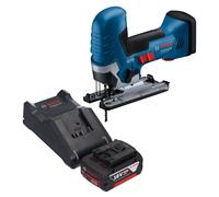 Bosch GST 18V-125 S Professional Scie sauteuse sans fil 18 V 125 mm Brushless + 1x batterie 5,0 Ah + chargeur