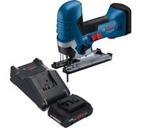 Bosch GST 18V-125 S Professional Scie sauteuse sans fil 18 V 125 mm Brushless + 1x batterie ProCORE 4,0 Ah + chargeur