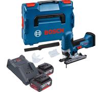 Bosch GST 18V-125 S Professional Scie sauteuse sans fil 18 V 125 mm Brushless + 2x batterie 4,0 Ah + chargeur + L-Boxx