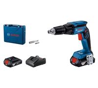 Bosch GTB185-LI Professional, Tournevis électrique, Poignée pistolet, 1/4", Noir, Bleu, Rouge, Sans balais, 4500 tr/min