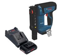 Bosch GTH 18V-14 : Agrafeuse sans fil pour bois, 18 V, 10,6 x 6 - 14 mm, moteur sans balais + 1 batterie ProCORE 4,0 Ah + chargeur