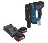 Bosch GTH 18V-14 : Agrafeuse sans fil pour bois, 18 V, 10,6 x 6 - 14 mm, moteur sans balais + 2 batteries 5,0 Ah + chargeur