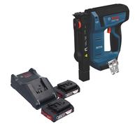 Bosch GTH 18V-14 : Agrafeuse sans fil pour bois, 18 V, agrafes de 10,6 x 6 - 14 mm, moteur sans balais + 2 batteries de 2,0 Ah + chargeur