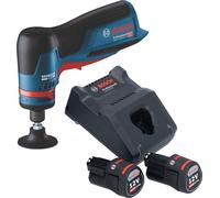 Bosch GWG 12V-50 S Professional Meuleuse droite sans fil 12 V 6 mm Brushless + 2x batterie 3,0 Ah + chargeur