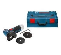 Meuleuse GWS 12V -76V-EC Ø76 mm - BOSCH - Sans batterie, ni chargeur - 3 Disques - L-Boxx - 06019F2003