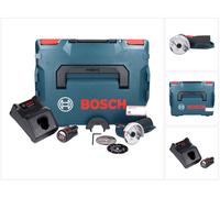 Bosch GWS 12V-76 Professional Meuleuse angulaire sans fil 12 V 76 mm Brushless + 1x batterie 3,0 Ah + chargeur + L-Boxx