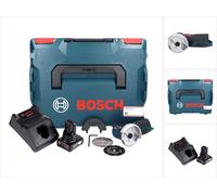 Bosch GWS 12V-76 Professional Meuleuse angulaire sans fil 12 V 76 mm Brushless + 1x batterie 6,0 Ah + chargeur + L-Boxx