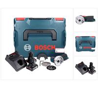 Bosch GWS 12V-76 Professional Meuleuse angulaire sans fil 12 V 76 mm Brushless + 2x batterie 6,0 Ah + chargeur + L-Boxx