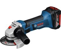 Bosch GWS 18-125 V-LI 4AH Meuleuse angulaire sans fil professionnelle, meule de 125 mm, protection anti-blocage, sans batterie