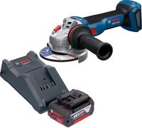 Bosch GWS 18V-11 Professional Meuleuse angulaire sans fil 18 V 125 mm + 1x batterie 4,0 Ah + chargeur