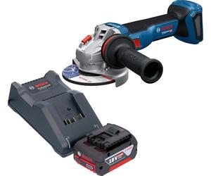 Bosch GWS 18V-11 Professional Meuleuse angulaire sans fil 18 V 125 mm + 1x batterie 4,0 Ah + chargeur