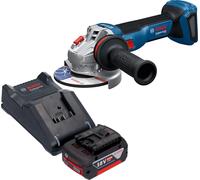 Bosch GWS 18V-11 Professional Meuleuse angulaire sans fil 18 V 125 mm + 1x batterie 5,0 Ah + chargeur
