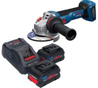 Bosch GWS 18V-11 Professional Meuleuse angulaire sans fil 18 V 125 mm + 2x batterie ProCORE 5,5 Ah + chargeur