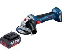 Bosch GWS 18V-7 Professional Meuleuse angulaire sans fil 18 V 115 mm Brushless + 1x batterie 4,0 Ah - sans chargeur