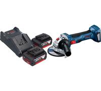 Bosch GWS 18V-7 Professional Meuleuse angulaire sans fil 18 V 115 mm Brushless + 2x batterie 5,0 Ah + chargeur