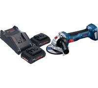 Bosch GWS 18V-7 Professional Meuleuse angulaire sans fil 18 V 115 mm Brushless + 2x batterie ProCORE 4,0 Ah + chargeur