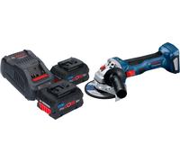 Bosch GWS 18V-7 Professional Meuleuse angulaire sans fil 18 V 115 mm Brushless + 2x batterie ProCORE 5,5 Ah + chargeur